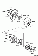 TORQUE CONVERTER, FRONT OIL PUMP & CHAIN (ATM) 1